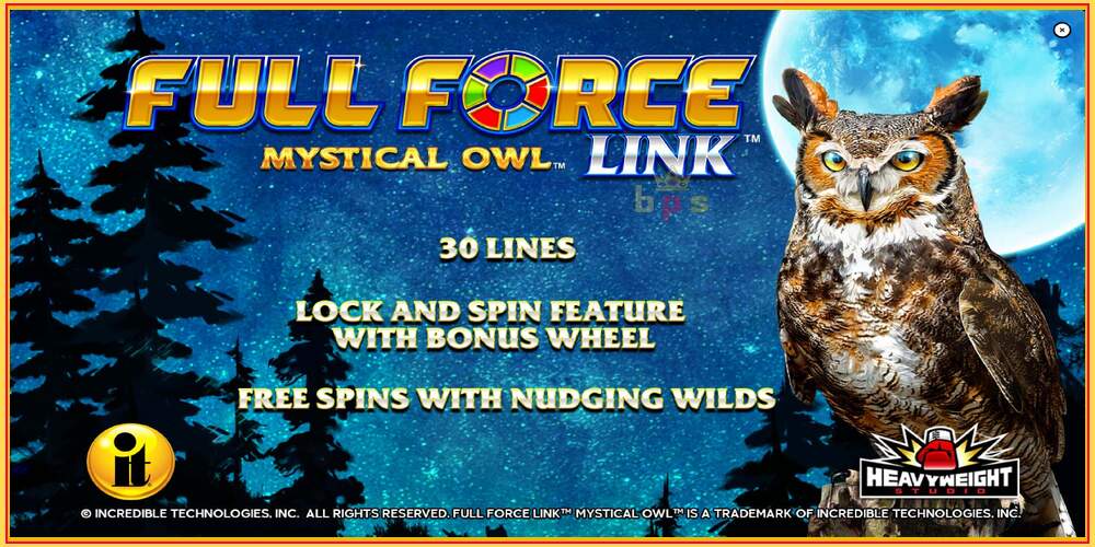 თამაშის სლოტი Full Force Mystical Owl