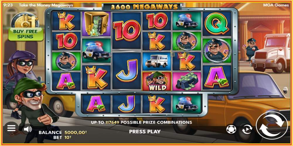 Spil slot Take the Money Megaways