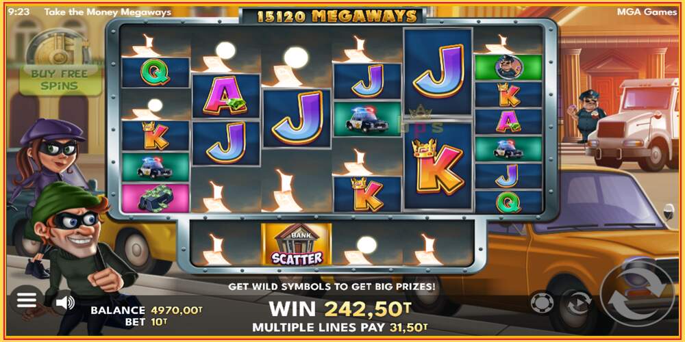 Spil slot Take the Money Megaways