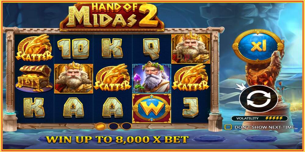 Khe trò chơi Hand of Midas 2