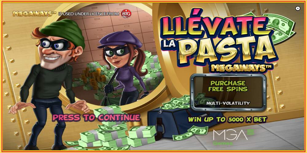 Слот за игра Llevate la Pasta Megaways