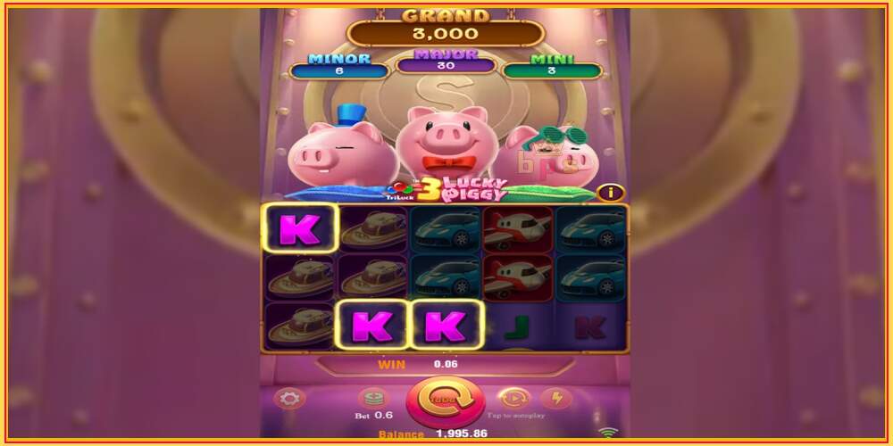 Khe trò chơi 3 Lucky Piggy