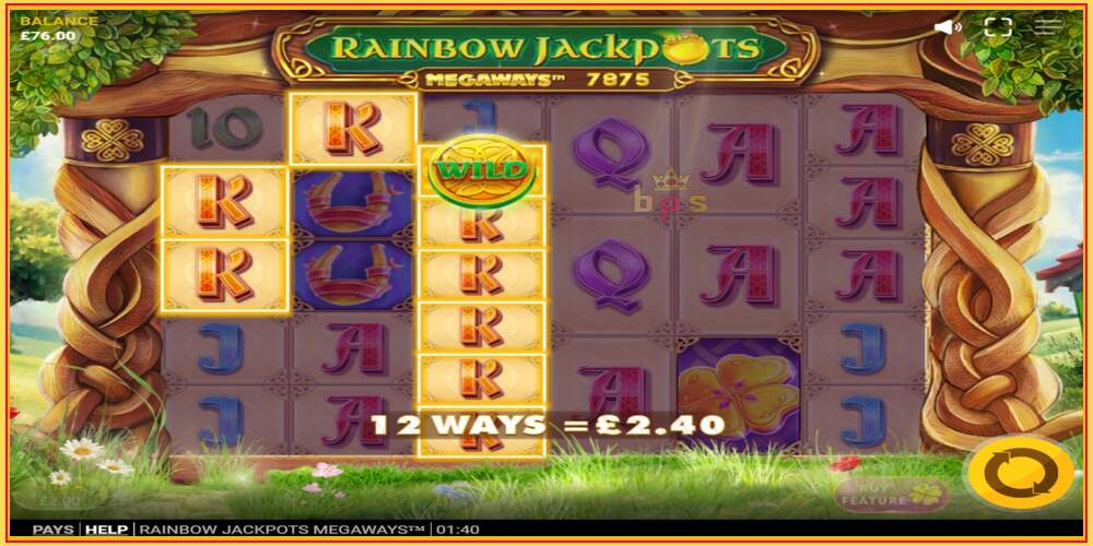 Khe trò chơi Rainbow Jackpots Megaways