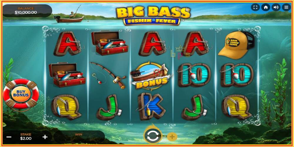 Khe trò chơi Big Bass Fishin Fever