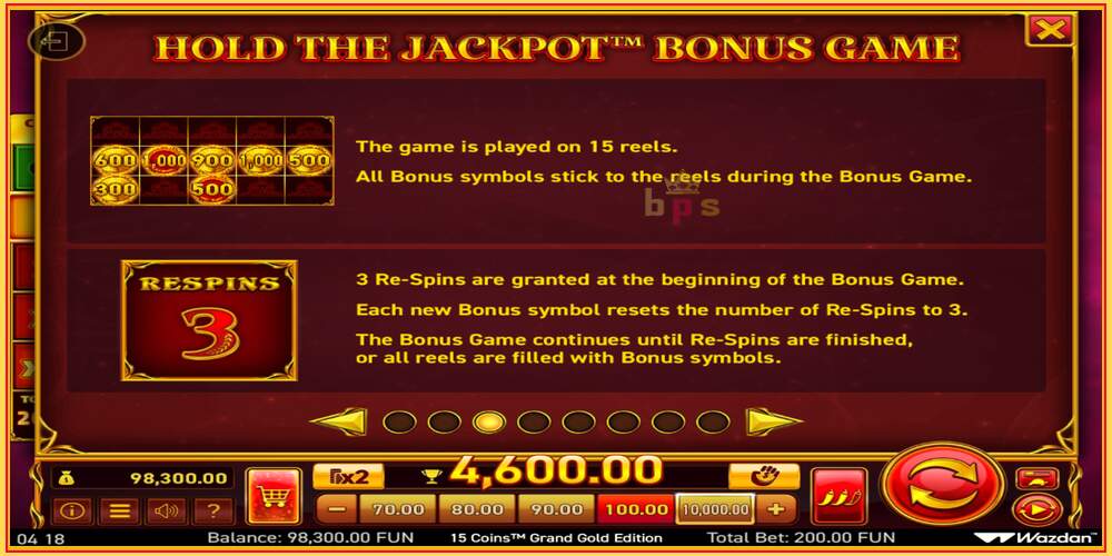 Game slot 15 Coins Grand Gold Edition Score The Jackpot