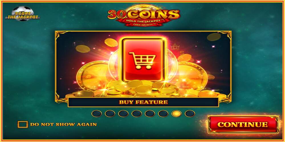 Υποδοχή παιχνιδιού 30 Coins Score The Jackpot