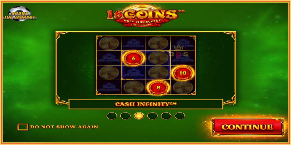 Khe trò chơi 16 Coins Score The Jackpot