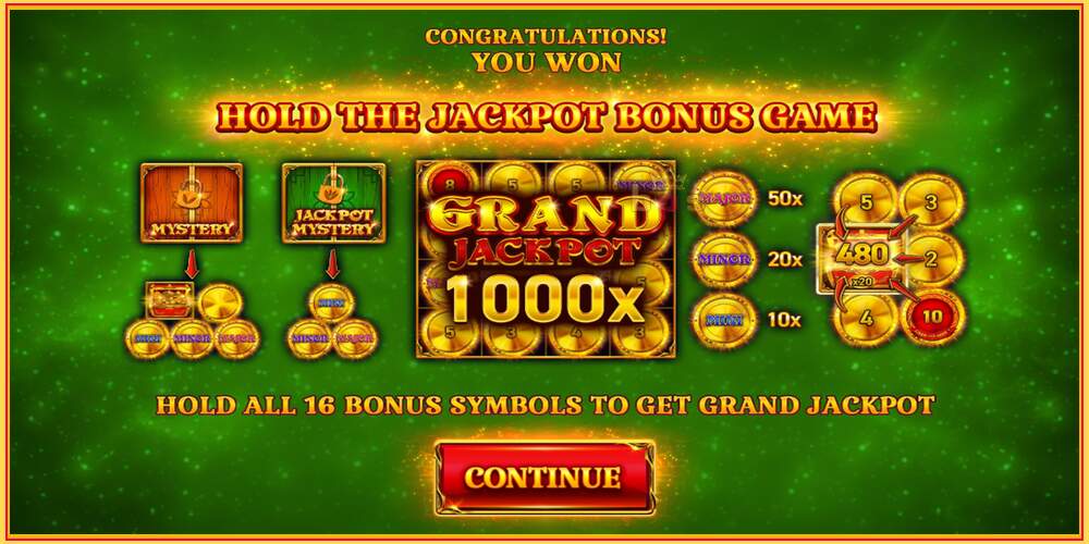 Khe trò chơi 16 Coins Score The Jackpot