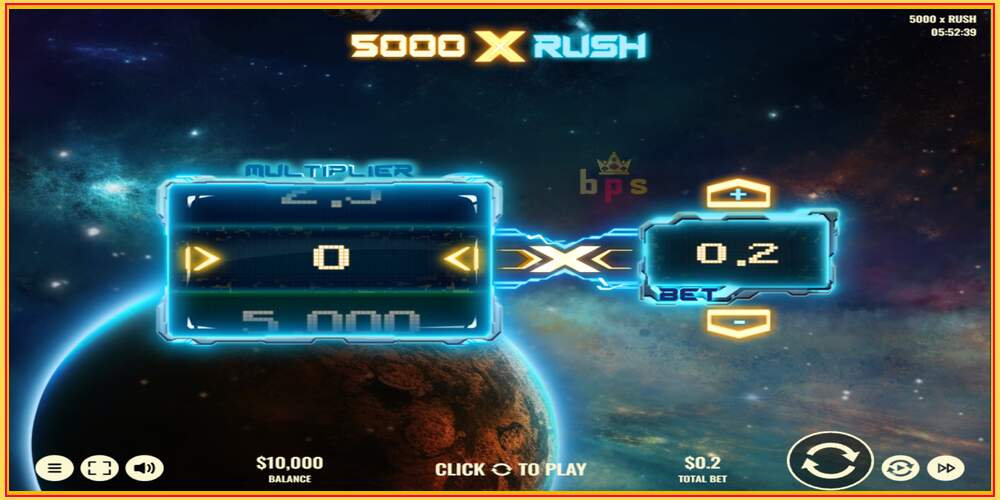 Игровой слот 5000 x Rush