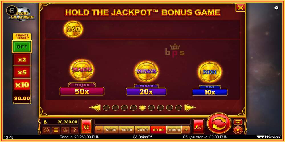 Игровой слот 36 Coins Score The Jackpot