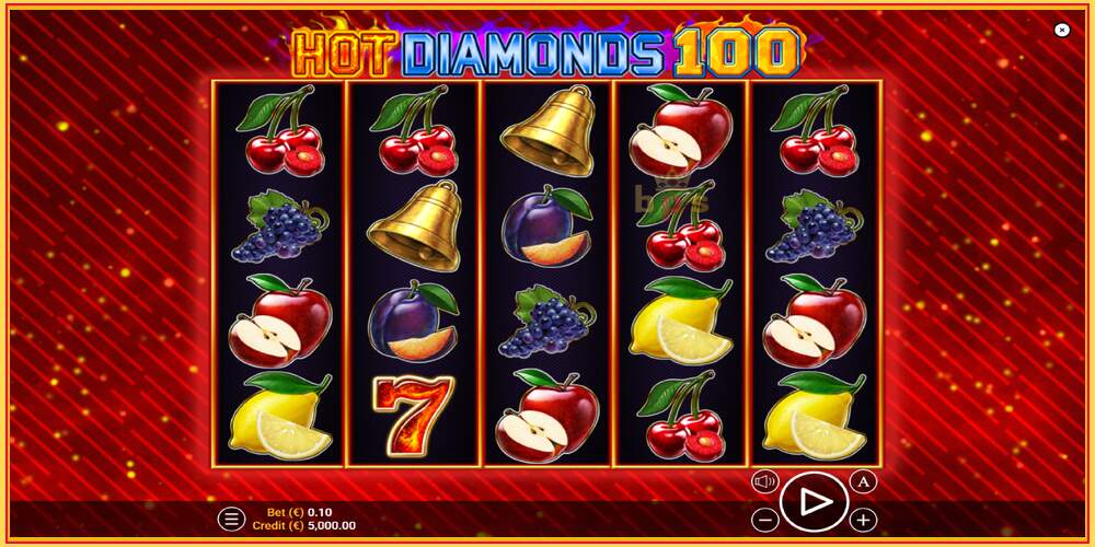 Oyun yuvası Hot Diamonds 100