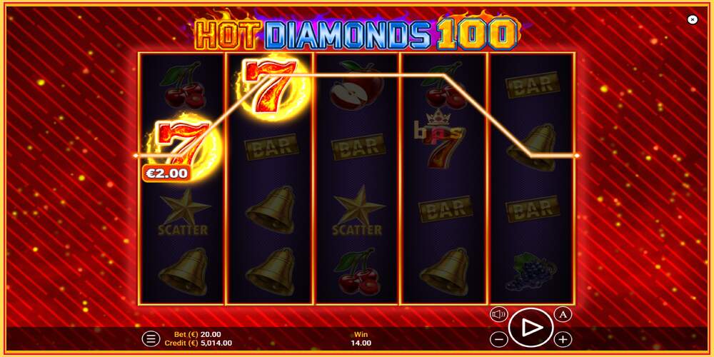 Oyun yuvası Hot Diamonds 100