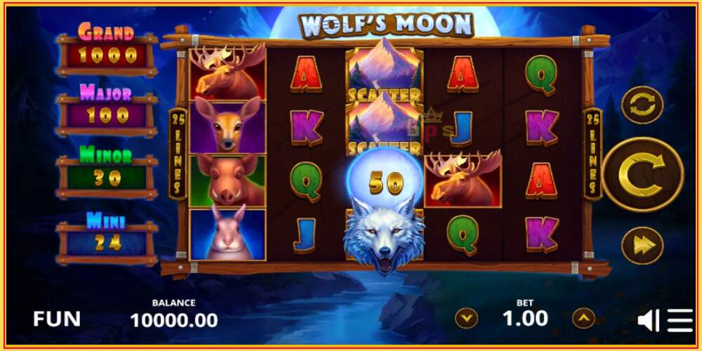 თამაშის სლოტი Wolfs Moon