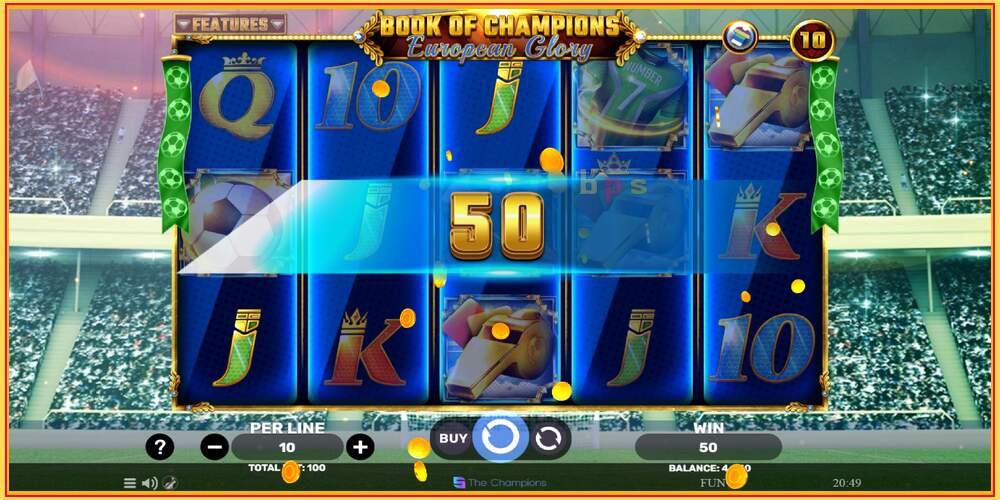 Game slot Book of Champions - European Glory