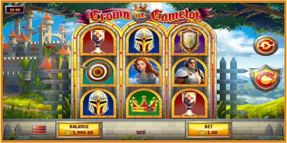 Game slot Crown of Camelot