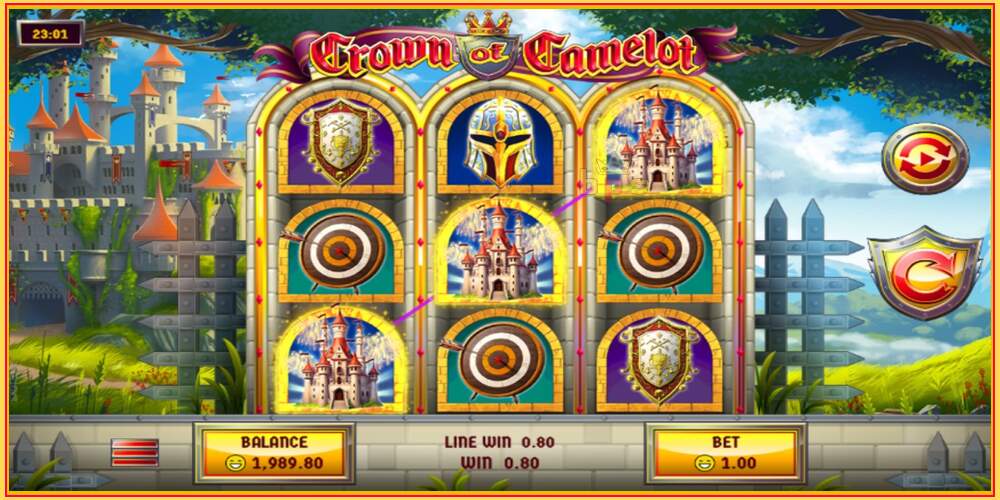 Game slot Crown of Camelot