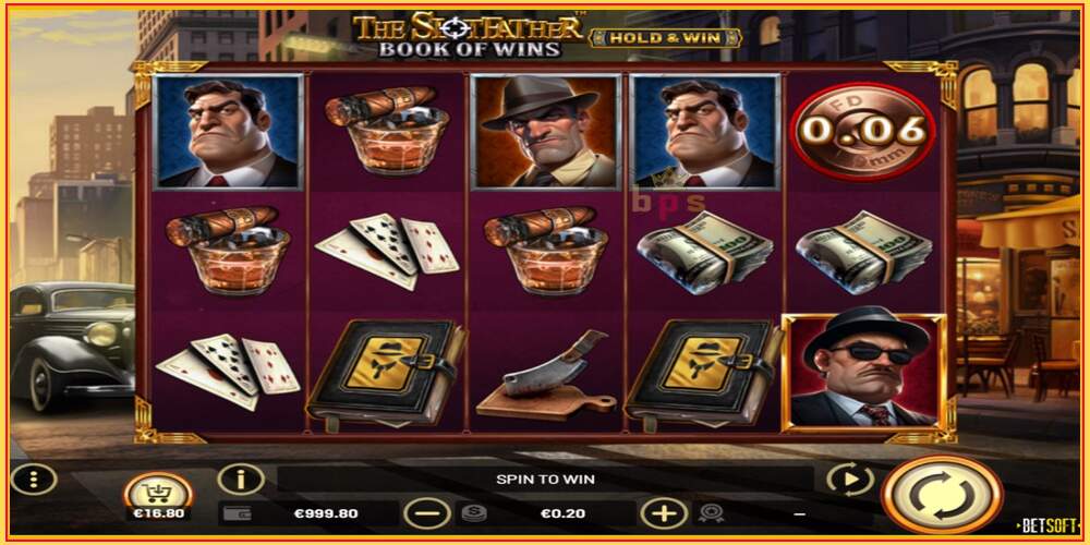 Machine à sous de jeu The SlotFather Book of Wins