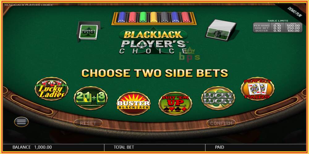 Khe trò chơi Blackjack Players Choice