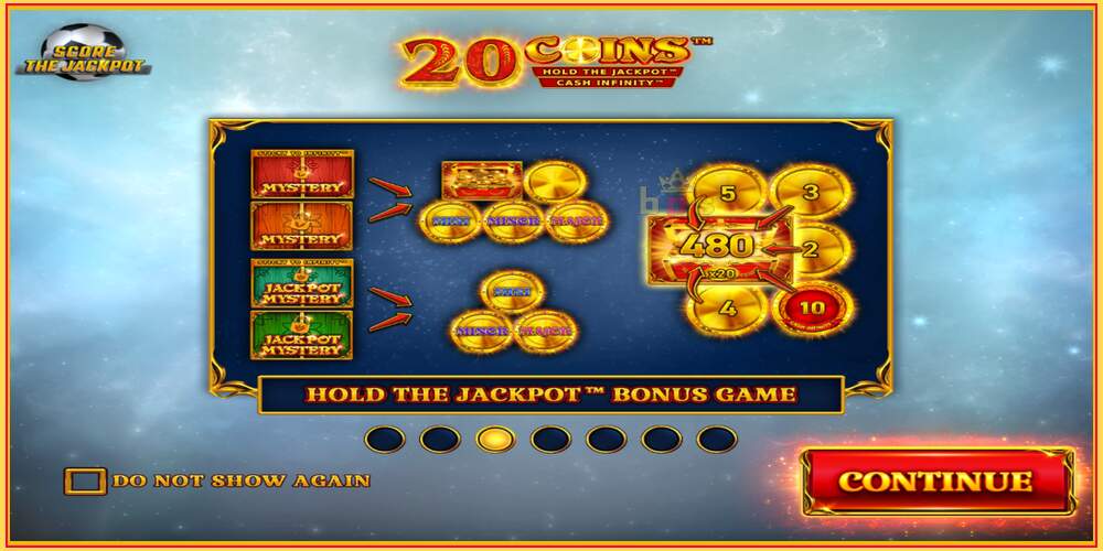 Khe trò chơi 20 Coins Score The Jackpot