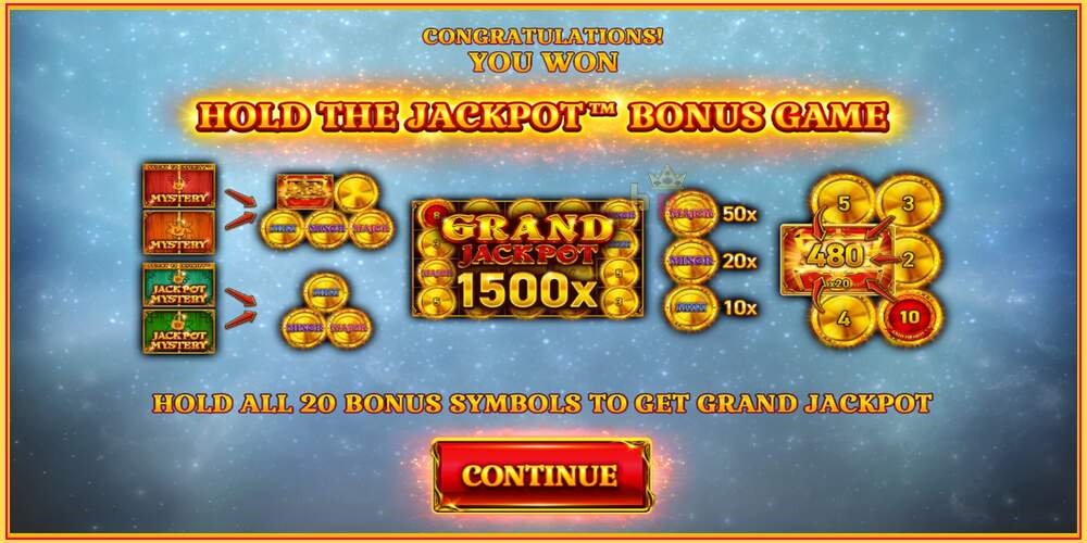 Khe trò chơi 20 Coins Score The Jackpot