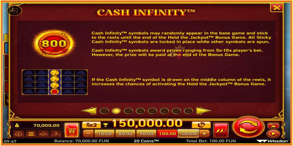 Khe trò chơi 20 Coins Score The Jackpot