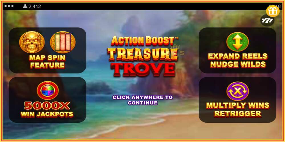 Spelslot Action Boost Treasure Trove