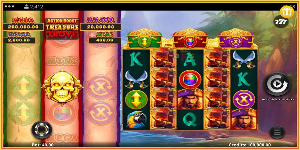 Spelslot Action Boost Treasure Trove