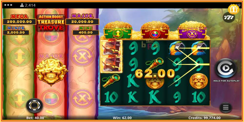 Spelslot Action Boost Treasure Trove