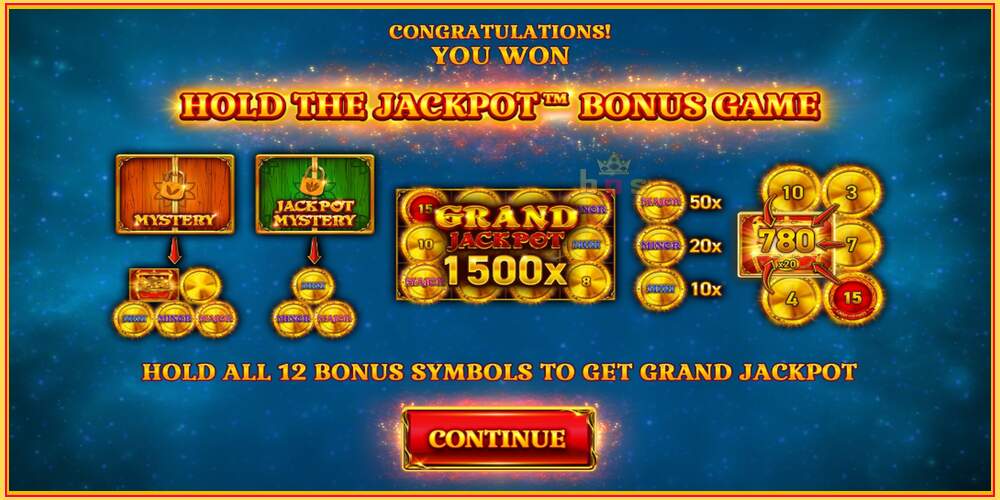 Khe trò chơi 12 Coins Grand Gold Edition Score The Jackpot