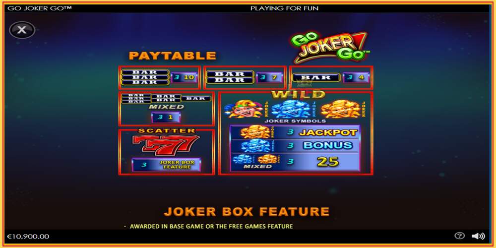 Игровой слот Go Joker Go