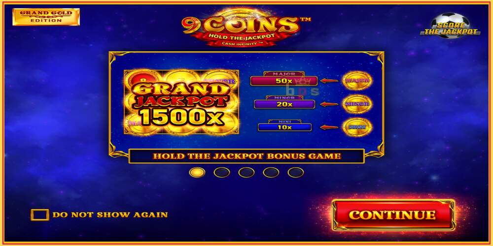 Khe trò chơi 9 Coins Grand Gold Edition Score The Jackpot