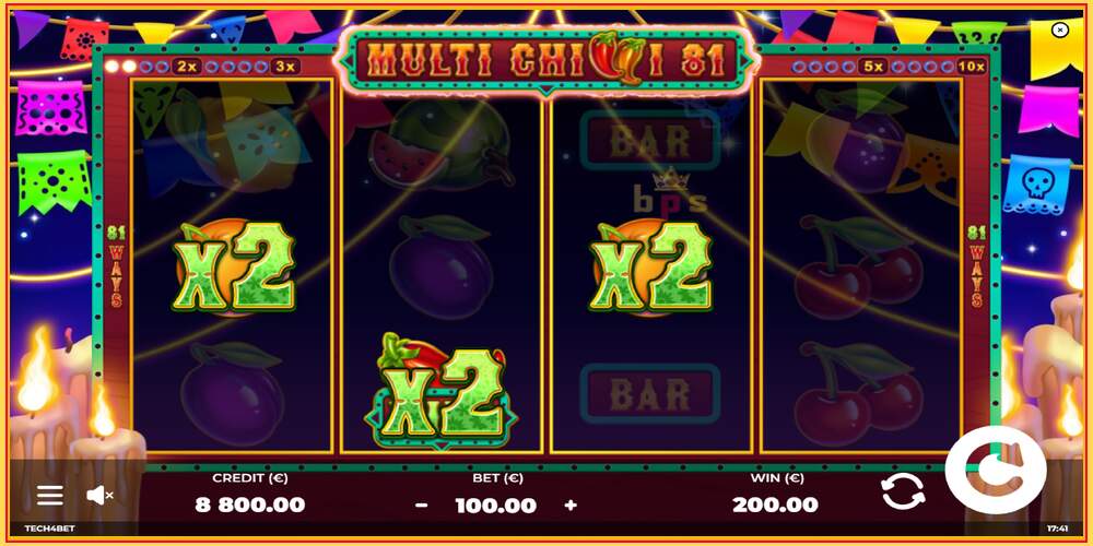 ゲームスロット Multi Chilli 81