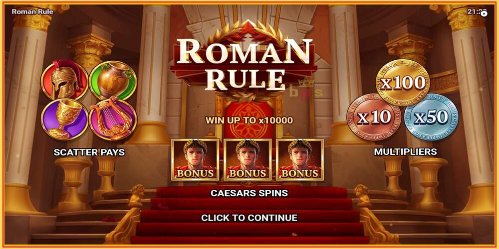 Slot di gioco Roman Rule