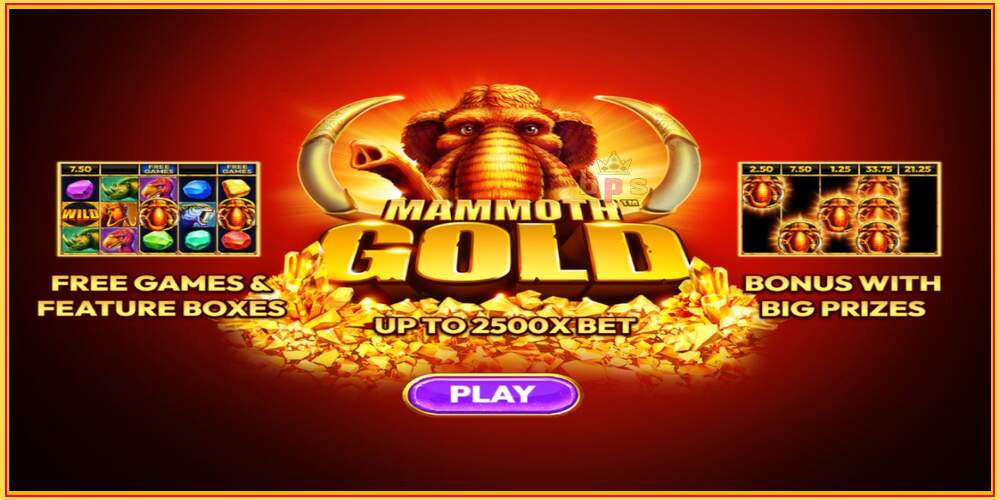 Khe trò chơi Mammoth Gold