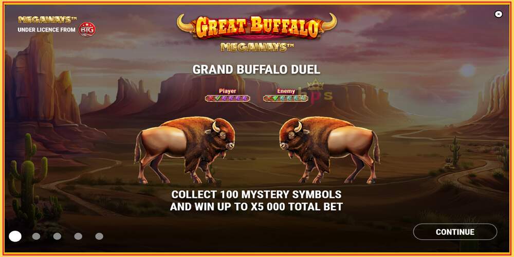 თამაშის სლოტი Great Buffalo Megaways