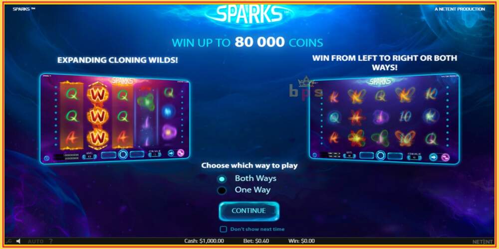 Игровой слот Sparks