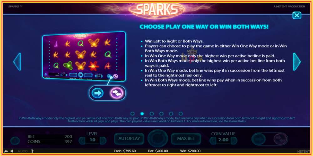 Игровой слот Sparks