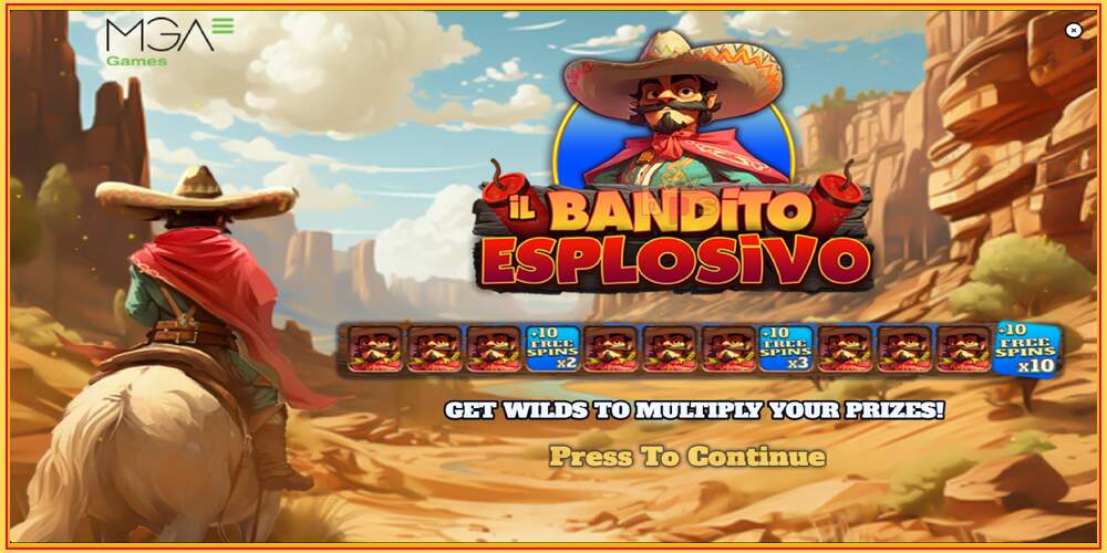 فتحة اللعبة Il Bandito Esplosivo