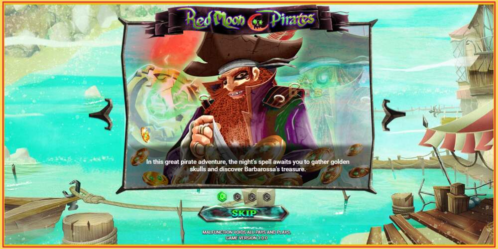 Игровой слот Red Moon Pirates