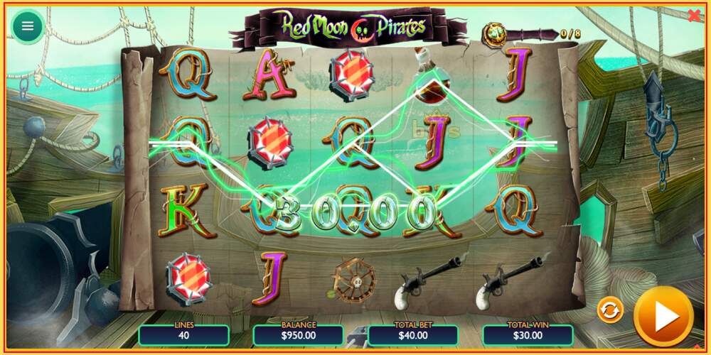 Игровой слот Red Moon Pirates