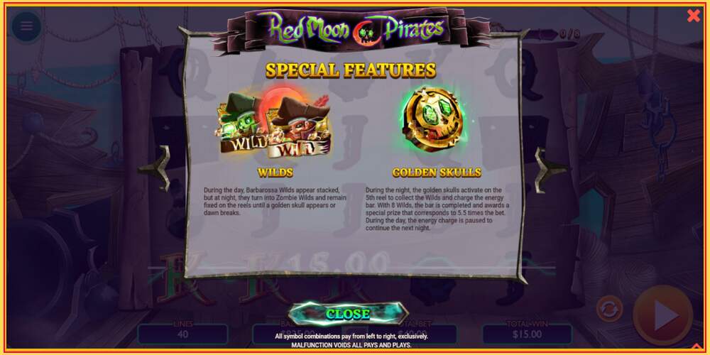 Игровой слот Red Moon Pirates