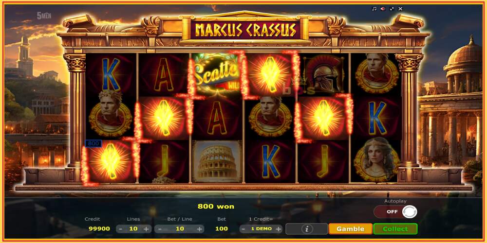 Slot di gioco Marcus Crassus