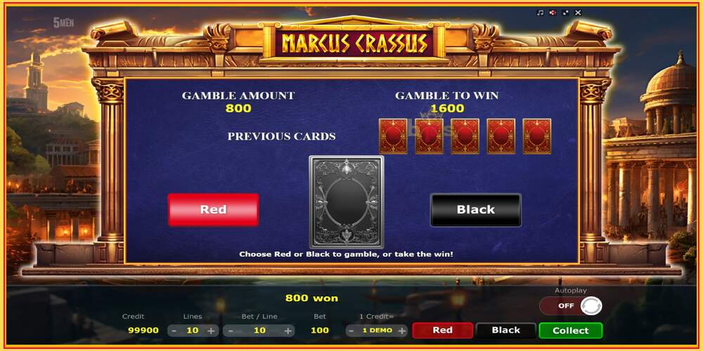 Slot di gioco Marcus Crassus