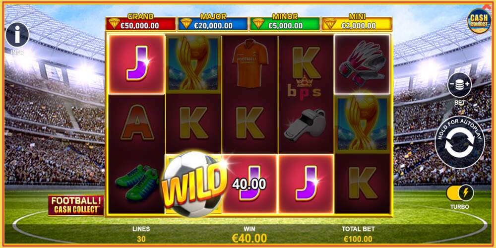 Игровой слот Football Cash Collect PowerPlay Jackpot