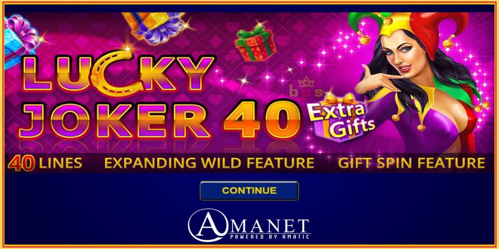 Oyun yuvası Lucky Joker 40 Extra Gifts