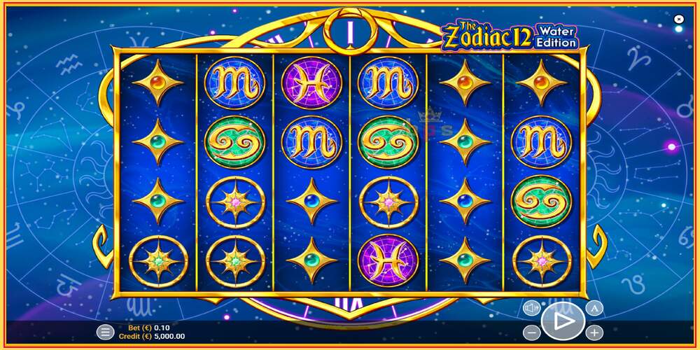 Игровой слот The Zodiac 12 Water Edition