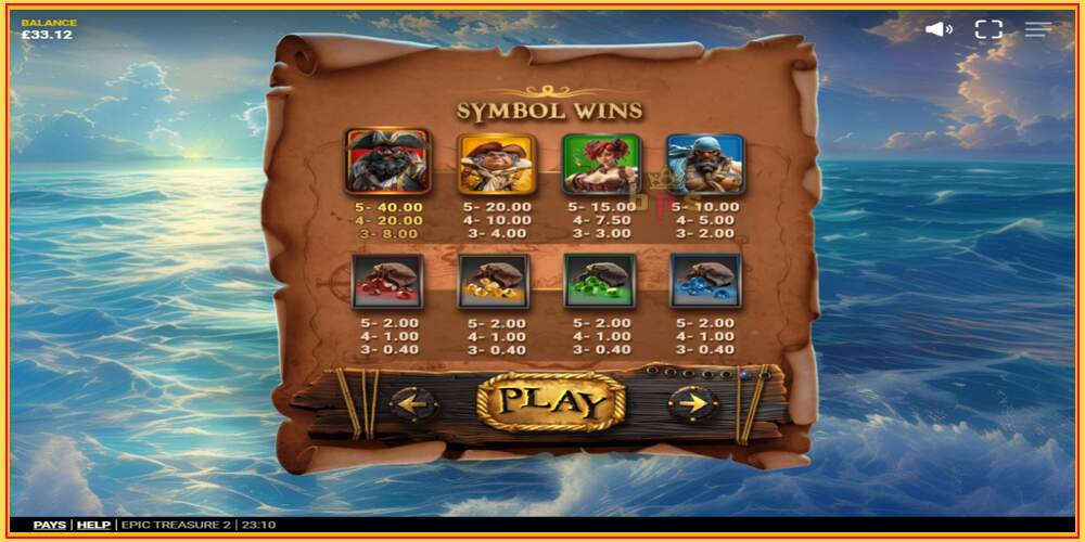 Slot permainan Epic Treasure 2