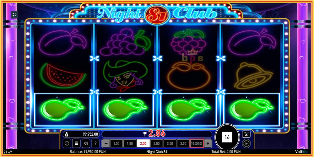 Игровой слот Night Club 81