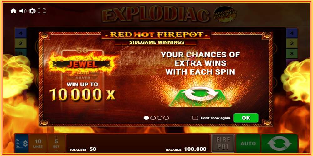 Игровой слот Explodiac Red Hot Firepot