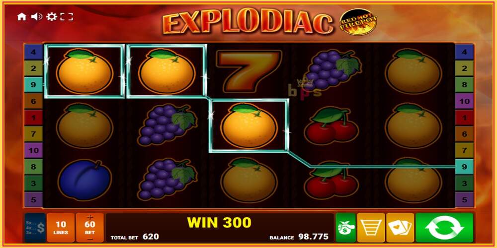 Игровой слот Explodiac Red Hot Firepot